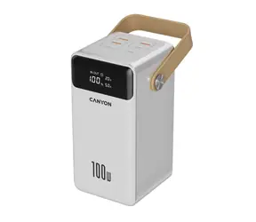 Canyon CNS-CPB610W biela / Powerbanka / 60000mAh / PD 100W / 3x USB-A / 4X USB-C