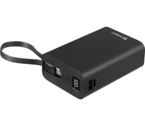 Sandberg Powerbanka čierna / 20000 mAh / PD 20W / 1x USB-C / 1x USB-A / 1x USB-C kábel
