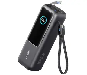 Anker Powerbank A1695H11 sivá / 25000 mAh / PD 165W / 3x USB-C & 1x USB-A