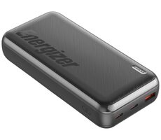 Energizer UE20055PQ powerbanka čierna / 20000mAh / 22.5W (20W) / 5V / 3A / 2x USB-C & 1x USB-A
