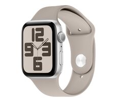 Obal:Me Silikónový Remienok pre Apple Watch 38-41mm SM Beige