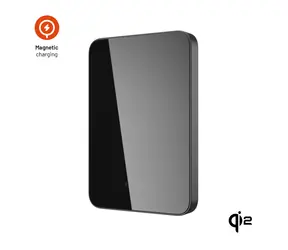 FIXED Powerbanka MagZen 5 Crystal s bezdrôtovým nabíjaním so štandardom Qi2 a podporou MagSafe 5 000 mAh čierna