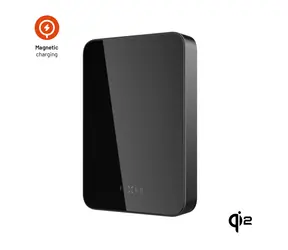 FIXED Powerbanka MagZen 10 Crystal s bezdrôtovým nabíjaním so štandardom Qi2 a podporou MagSafe 10 000 mAh čierna