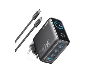 Anker Nabíjačka do siete šedá / 3xUSB-C & 1xUSB / 140W
