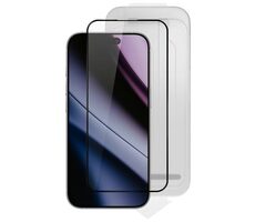 Epico ImpactCeramic Glass 3D DF pre iPhone 17 Pre Max Ultra-široké krytie s jednokrokovým aplikátorom proti prachu