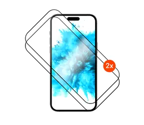 FIXED Tvrdené sklo Full-Cover s aplikátorom pre Apple iPhone 17 2ks čierne