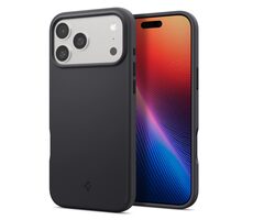 Spigen Silicone Fit MagSafe ochranný kryt pre Apple iPhone 17 Pre čierna