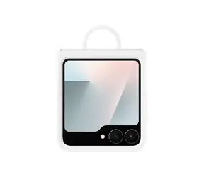 Samsung Silicone Case Flip 7 FE biela