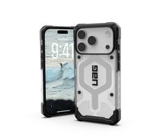 UAG Pathfinder Clear Magsafe zadný kryt pre Apple iPhone 17 Pre strieborná