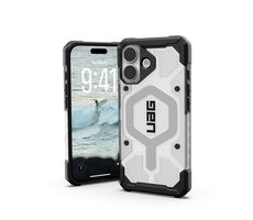 UAG Pathfinder Clear Magsafe zadný kryt pre Apple iPhone 17 strieborná