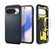 Spigen Tough Armor MagSafe ochranný kryt pre Google Pixel 10 Pre XL metal slate