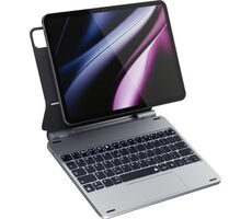 Epico Aluminium keyboard case Ochranný kryt s DE klávesnicou pre Apple iPad Pro 11" (M4) šedo-strieborná