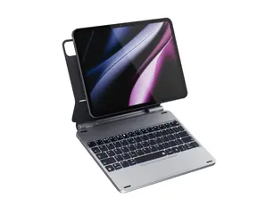 Epico Aluminium keyboard case Ochranný kryt s SK klávesnicou pre Apple iPad Pro 11" (M4) šedo-strieborná