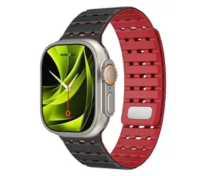 Mobile Origin Magnetic Strap Apple Watch 49mm/46mm/45mm/44mm čierna/červená