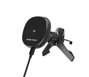 Mobile Origin Bezdrôtová autonabíjačka čierna Qi2 / CA15 / Kompatibilný s Magsafe