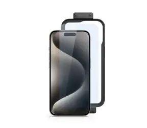Spello Clear Glass Ochranné sklo pre Apple iPhone 15/s inštalačným rámčekom/2ks