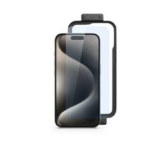 Spello Clear Glass Ochranné sklo pre Apple iPhone 15 PLUS / s inštalačným rámčekom / 2ks