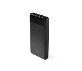 Spello Slim Power Bank 10 000mAh čierna / 10W / 2x USB-A / USB-C