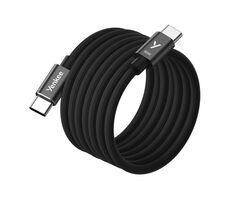 YENKEE YCU MAGNETIC 03 Kábel USB-C (M) - USB-C (M) 1.5m čierna / 60W / 480Mb/s