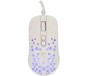 White Shark TRISTAN-2 biela / herná myš / optická / 12800 DPI / 7 tlačidiel / USB / RGB