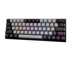 White Shark GK-002711V2 WAKIZASHI 2 šedo-čierna / herná mechanická klávesnica / US layout / USB / LED