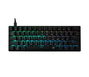 White Shark GK-004131 SHINOBI 2 čierna / herná mechanická klávesnica / US layout / hnedé spínače / USB / LED