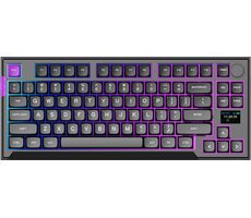 PREYON Silent Claw TKL Yellow čierna / herná bezdrôtová klávesnica / mechanická / Gateron Yellow Pro / USB+2.4GHz+BT / US