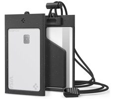 Spigen Badge Holder MagSlide držiak karty cez krk čierna