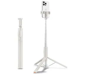 Spigen MagSafe SelfieStick Tripod Auto-Open selfie tyč béžová