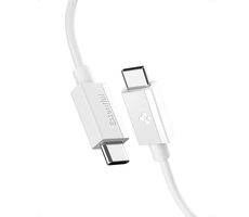 Spigen ACA08717 Essential USB-C na USB-C 60W kábel 1m biela / USB 2.0