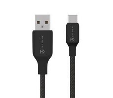 Tactical Stitch Thread Cable USB-A/USB-C 1m Black