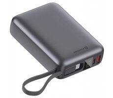 Swissten 22013976 20000mAh strieborná / Power Bank / 45W / USB-A & USB-C