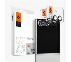 Spigen Glass TR EZ Fit Optik Pre HD Ochranné sklo kamery pre Samsung Galaxy Z Flip 7 čierna (2ks)
