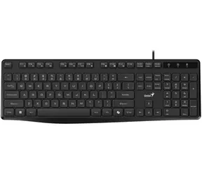 Genius KB-117S čierna / Drôtová klávesnica / Copilot / USB / CZ+SK layout