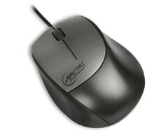 ARCTIC Mouse M121 D čierna / optická myš / drôtová / 1000 DPI / 3 tlačidlá / USB / 1.4 m