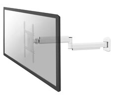 Neomounts FPMA-HAW050 biela / držiak displeja na stenu / 10-40" / otočný / VESA 100x100 - 400x400 / nosnosť 10 kg 