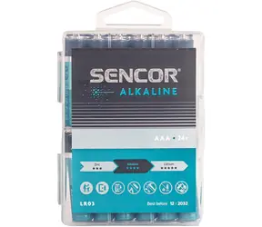 Sencor SBA LR03 24 BOX Alkalická batéria AAA (24ks)