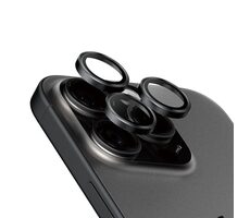 PanzerGlass HoOps Apple iPhone 16 Pro/15 Pro/16 Pro Max/15 Pro Max ochranné krúžky pre šošovky fotoaparátu - čierny Titan