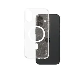 PanzerGlass CARE kryt Apple iPhone 16 PLUS Star Lit trblietavý/biely MagSafe 
