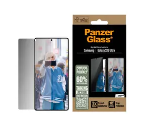 PanzerGlass Privacy Samsung Galaxy S25 Ultra s inštalačným rámčekom