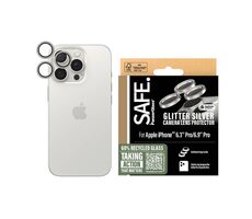 PanzerGlass SAFE Camera Apple iPhone 16 Pro/15 Pro/16 Pro Max/15 Pro Max trblietavo strieborné Hoops