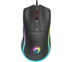 Marvo M358 čierna / herná optická myš / 7200 DPI / RGB / USB / 1.5m