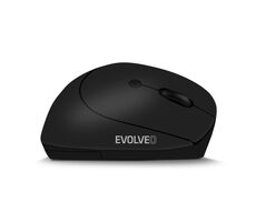 Evolveo LadyErgo čierna / Ergonomická bezdrôtová myš / tichá / 2400 DPI / 2.4GHz / USB-A