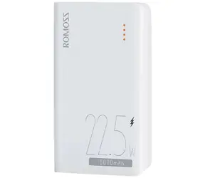Romoss SENSE4SF 10000 mAh biela / Powerbanka / 22.5W / 2x USB-A + 1x USB-C + Lightning + microUSB  