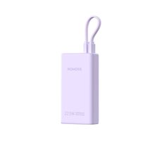 Romoss PHA10 10000mAh fialová / Powerbanka / 22,5 W / USB-C + kábel