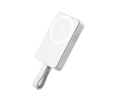 Romoss WMS10 10000mAh biela / Powerbanka / 30W / USB-C + Lightning + kábel