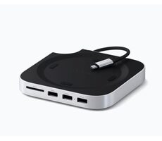 Satechi Mac Mini M4 Stand & Hub s SSD Enclosure biela / USB-C / 3xUSB-A / pre M.2 SSD