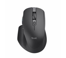 Rozbalené - Trust Ozaa+ čierna / Bezdrôtová myš / optická / 3200 DPI / 6 tlačidiel / RF 2.4GHz / Bluetooth / rozbalené