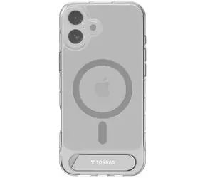 Torras Pstand Series Ochranné púzdro pre Apple iPhone 16 transparentné