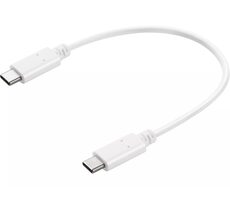 Sandberg USB-C Charge Cable 0.2m 65W biela / nabíjací kábel USB-C na USB-C